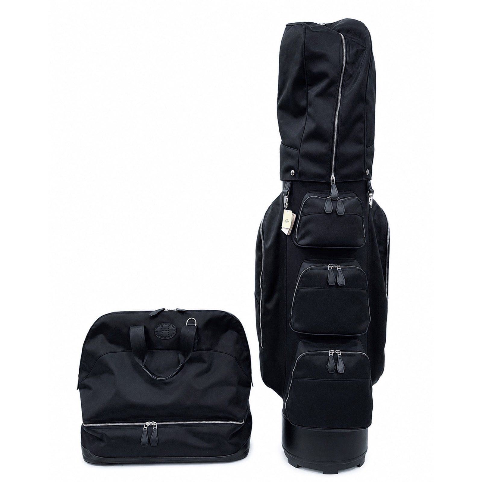 HERMÈS Sac de Golf — Noir, Full Set