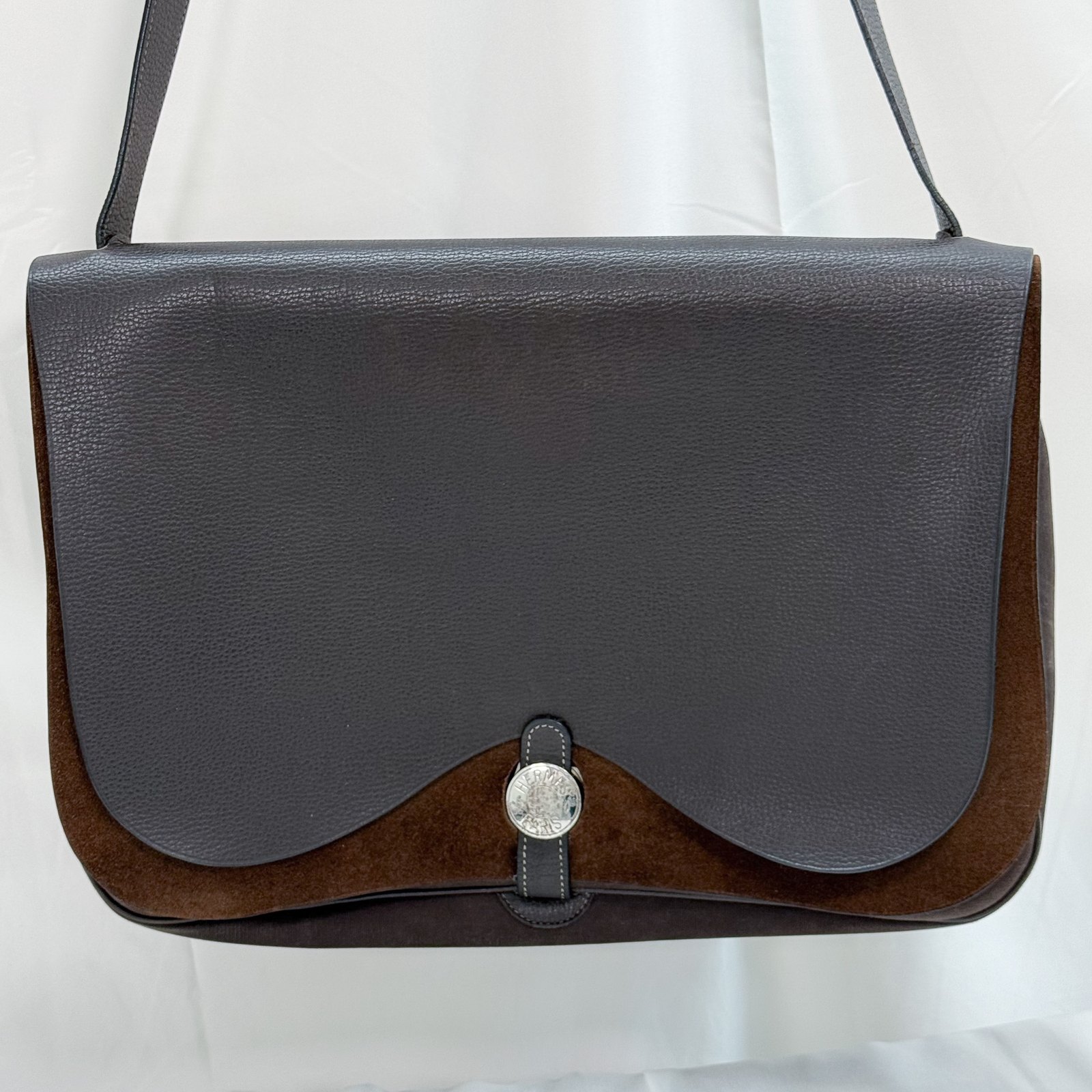 HERMÈS Steve 35 — Ebène, Palladium Hardware